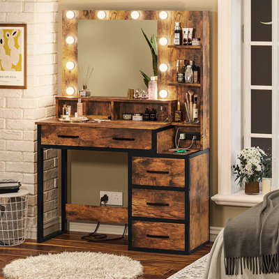 (incomplete)Malaisia Vanity Set with Mirror