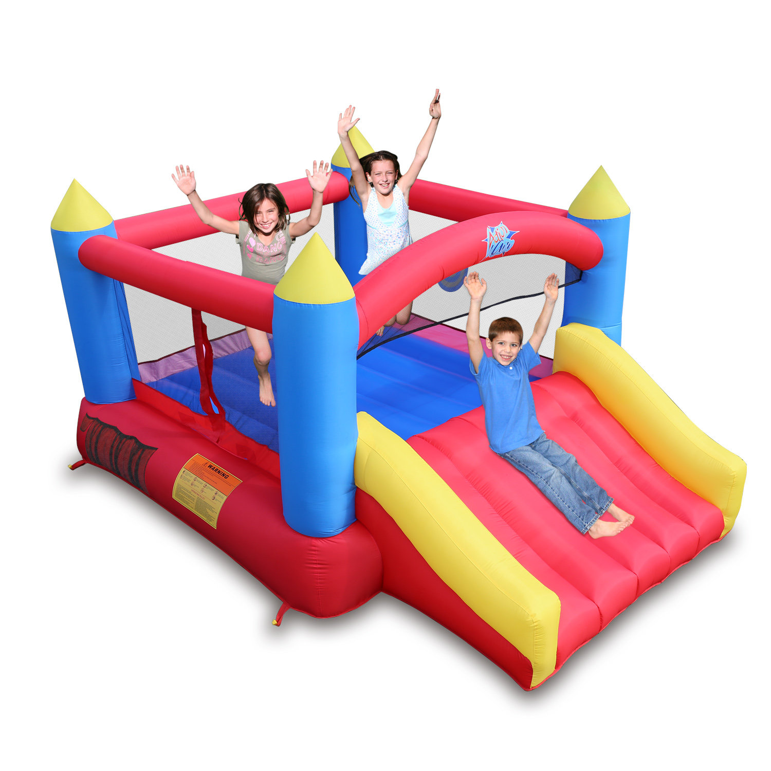 action air 9 x 12 bounce house with slide and air blower reviews wayfair 9 x 12 bounce house with slide and air blower