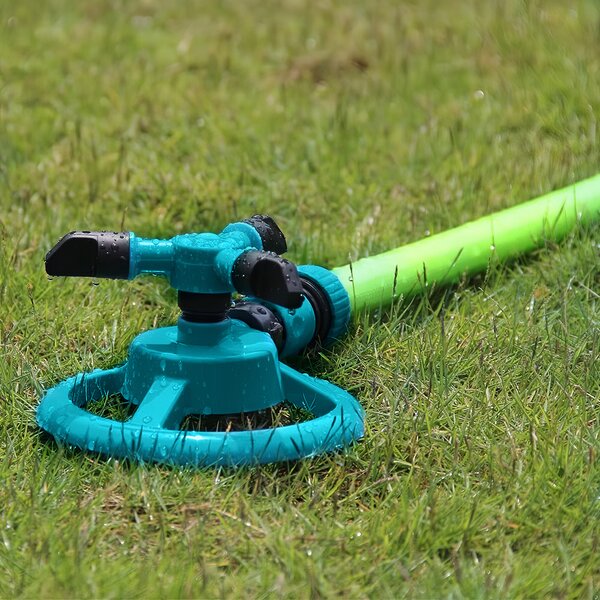 Garden Water Rotary Sprinklers Three Arm 360 Degree Automatic Water Sprinkler FG 
