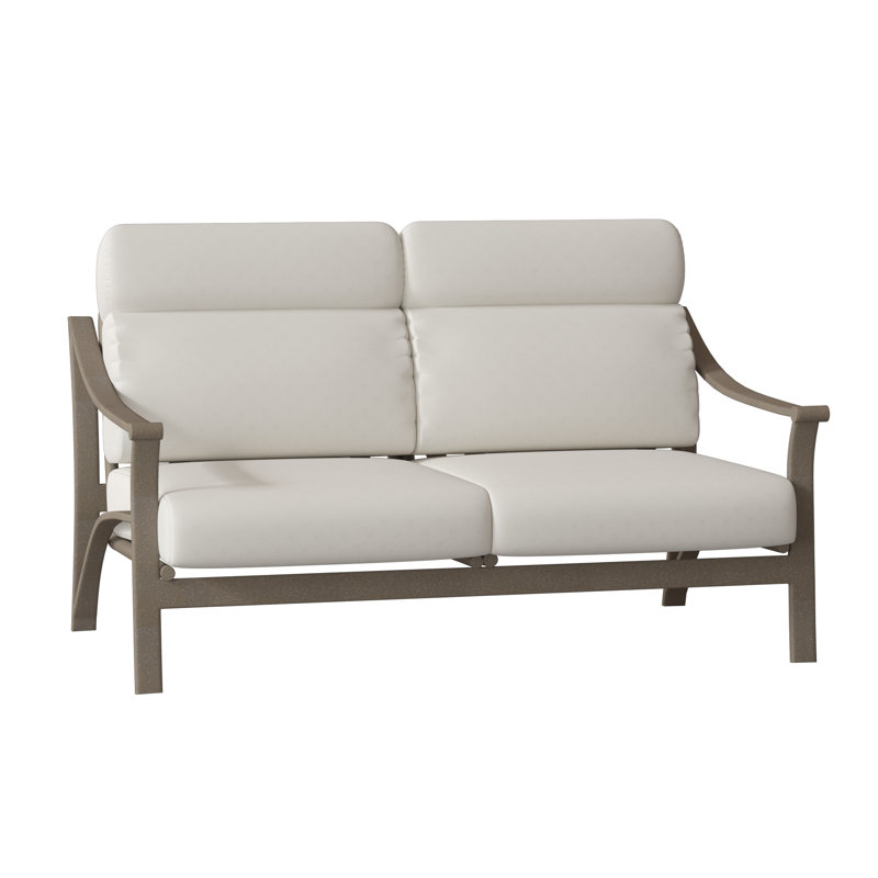 Tropitone Corsica Loveseat With Cushions Wayfair Tropitone Corsica Loveseat With