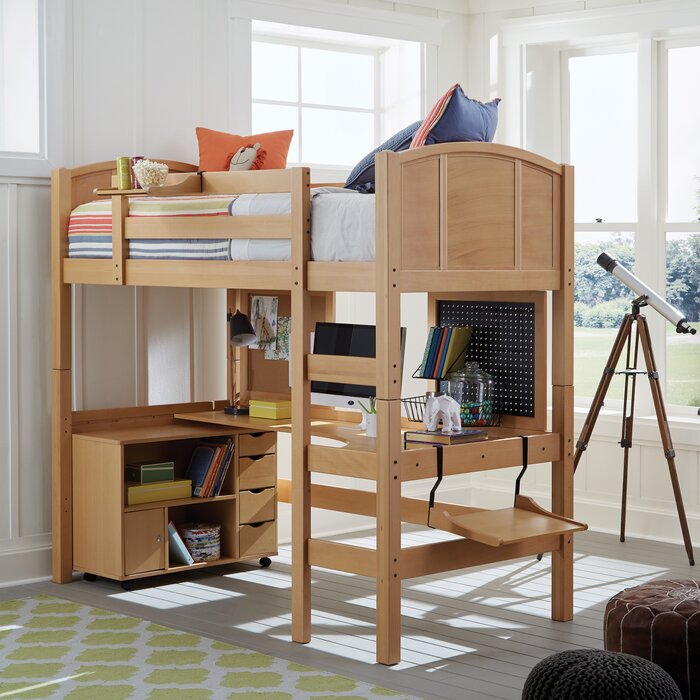 Sandisfield Twin Loft Bed Configurable Bedroom Set