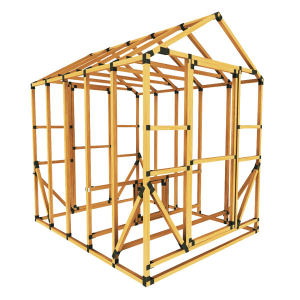 E Z Frame Chicken Coop And Run Kits With Chicken Run