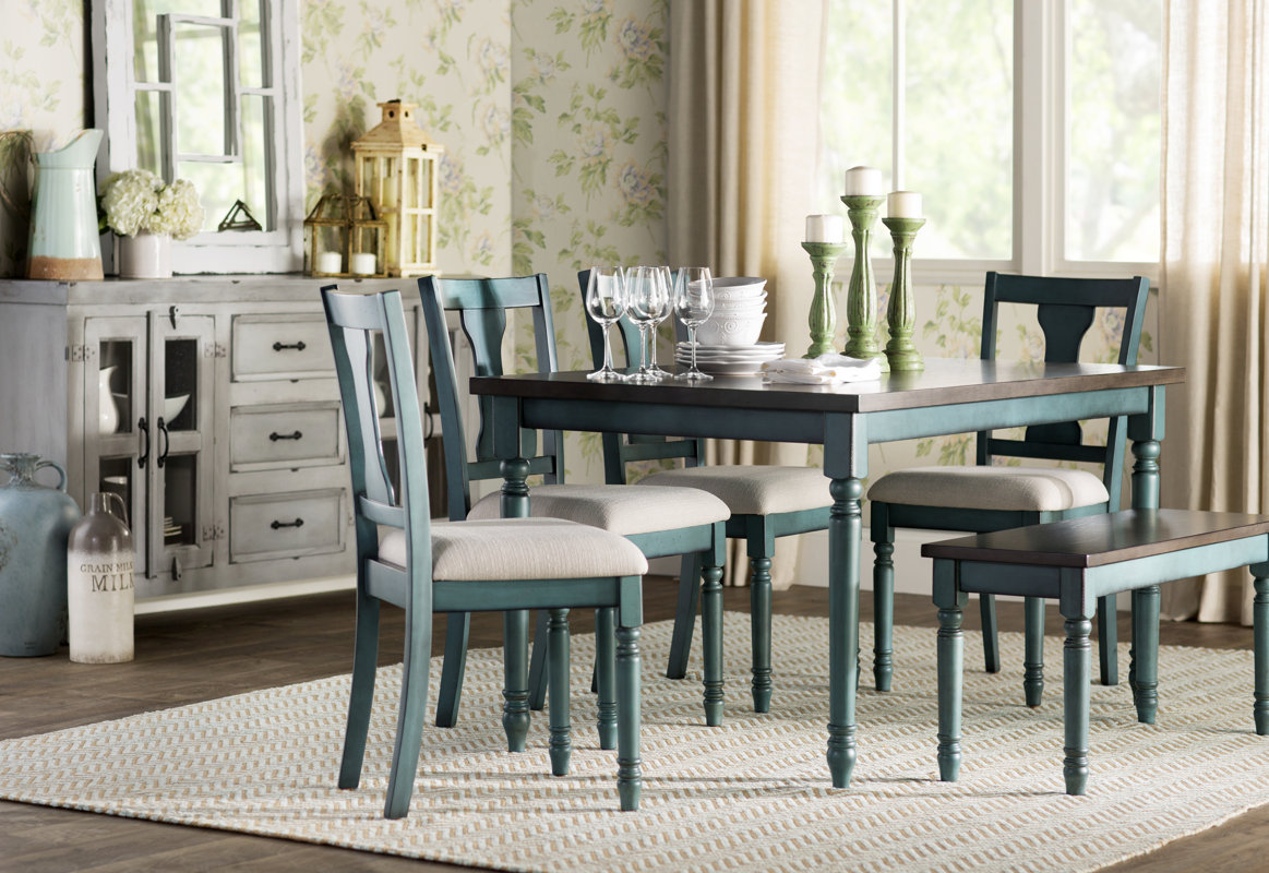 August Grove Scarlet 6 Piece Dining Set Reviews Wayfair Scarlet 6 Piece Dining Set