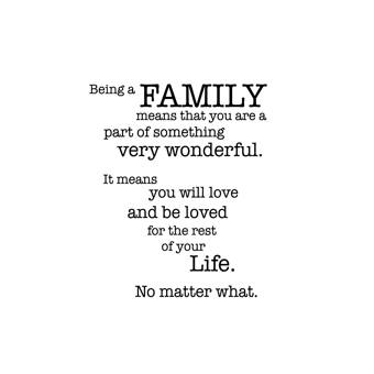 Firesidehome Being A Family Means That You Are A Part Of Something