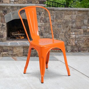 wayfair orange dining chairs