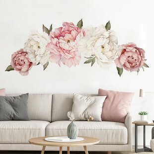 Rural Scenery Flowers Home Room Decor Removable Wall Stickers Decal Decorations