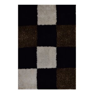 Hand-Tufted Brown/Beige Area Rug