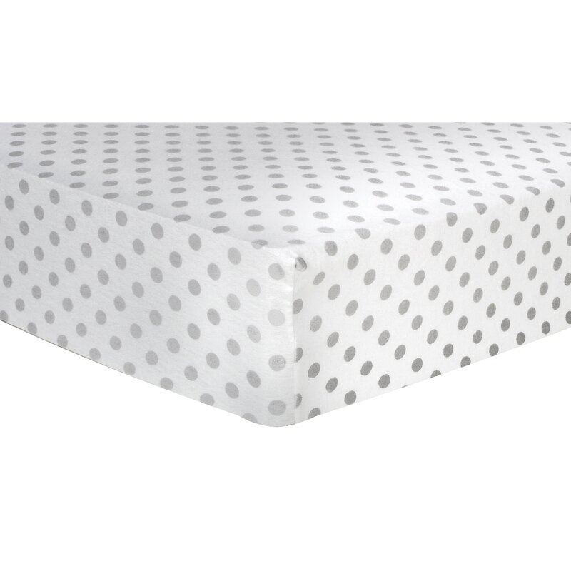 Isabelle Max Dot Deluxe Flannel Fitted Crib Sheet Reviews