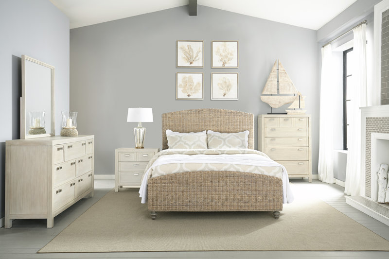 Driftwood Low Profile Standard Bed Size: Queen