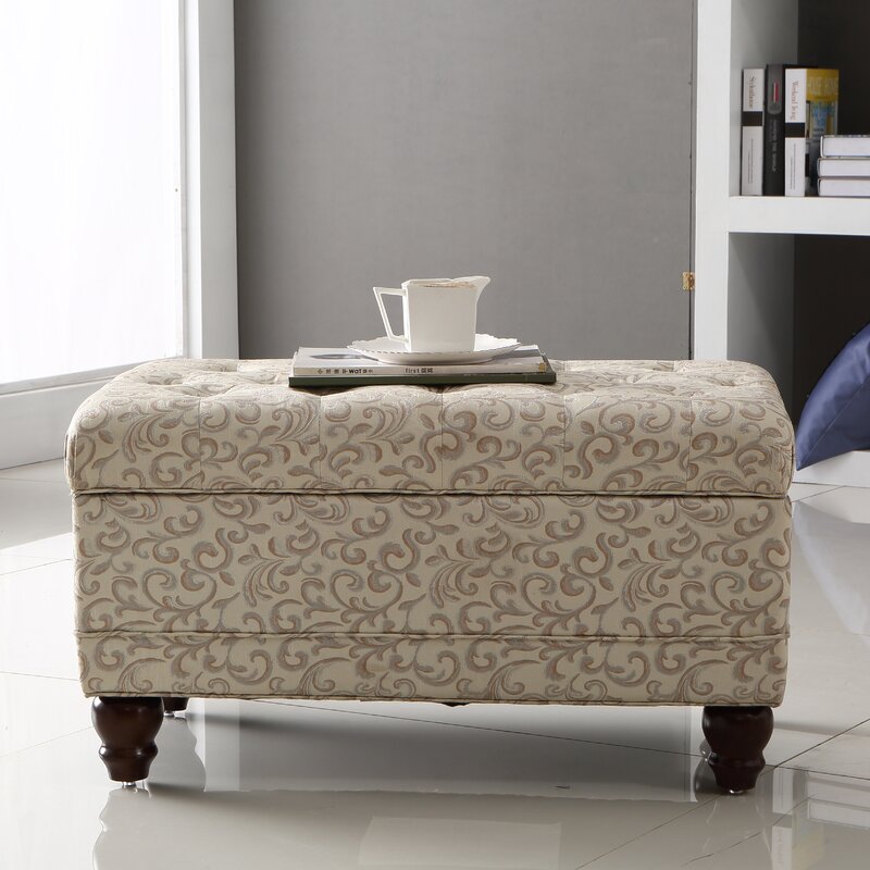 Bellasario Collection Classic Tufted Storage Ottoman & Reviews | Wayfair