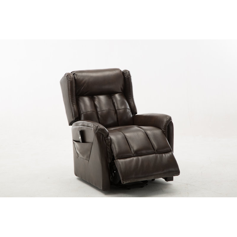 Red Barrel Studio Aanisah Faux Leather Power Lift Assist Recliner Wayfair