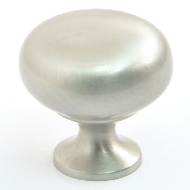 1 1/2" Diameter Mushroom Knob Finish: Satin Nickel