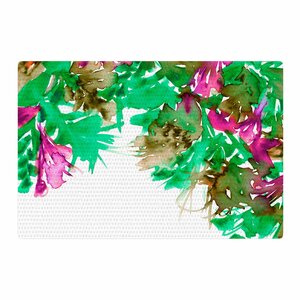 Ebi Emporium Floral Cascade 6 Pink/Green Area Rug