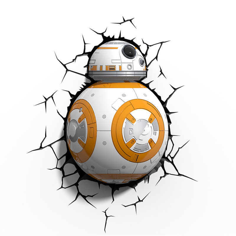 3d Light Fx 3d Ep 7 Star Wars Bb 8 Deco 3 Light Night Light Reviews Wayfair