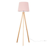 blush pink tripod floor lamp