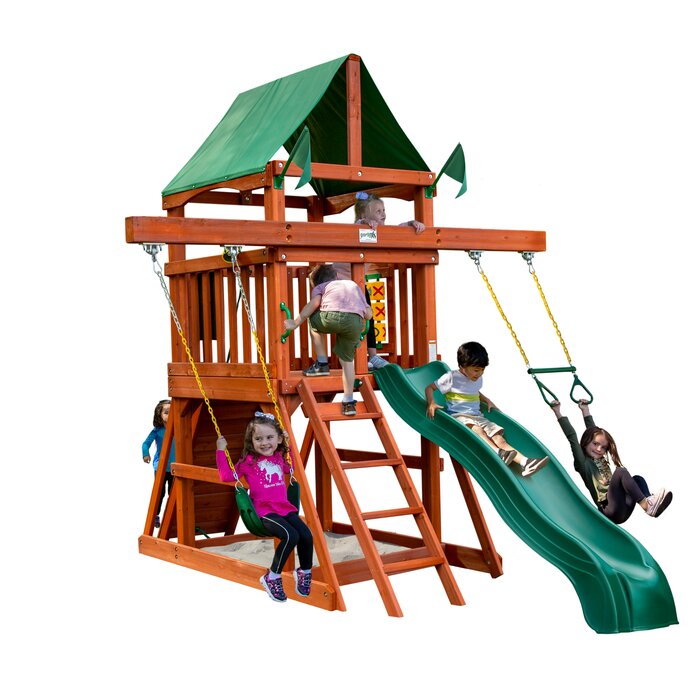 Gorilla Playsets Five Star Space Saver II Swing Set & Reviews | Wayfair