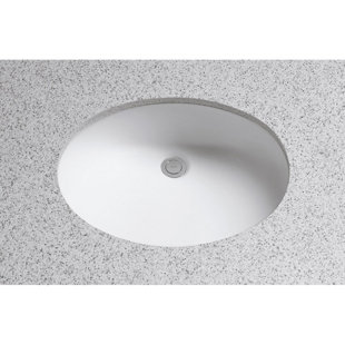 Go to store & view more images Toto Dantesca Ceramic Oval Undermount Bathroom Sink with Overflow