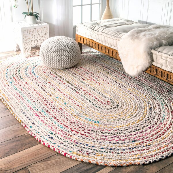 Rug 100% Natural Braided Cotton Bohemian living Area Outdoor Home Decor rag Rugs 