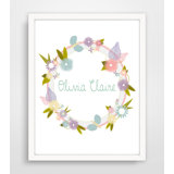 lilac nursery decor