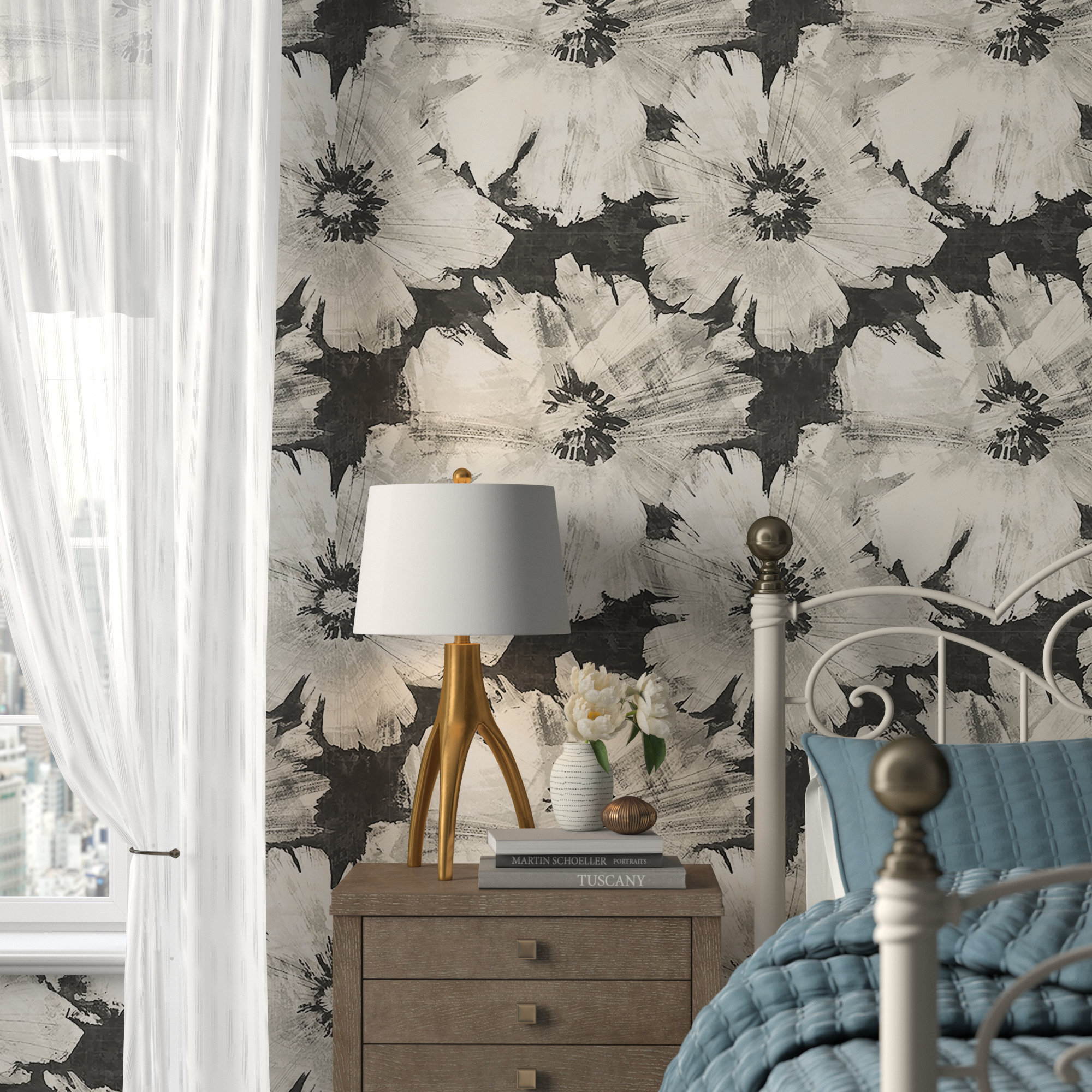 Mercer41 Aquavia 27 L X 27 W Wallpaper Roll Reviews Wayfair