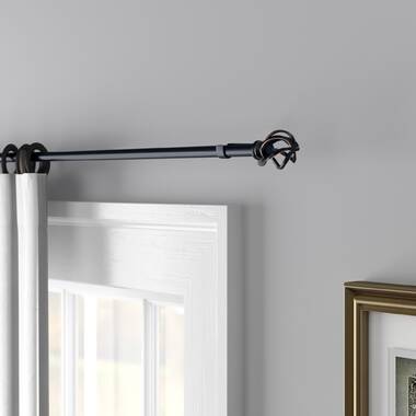 Leesha Curtain Rod 1" OD #10-26 choose from 3 colors and 5 sizes 