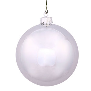 Shiny Ball UV Drilled Ornament (Set of 4)