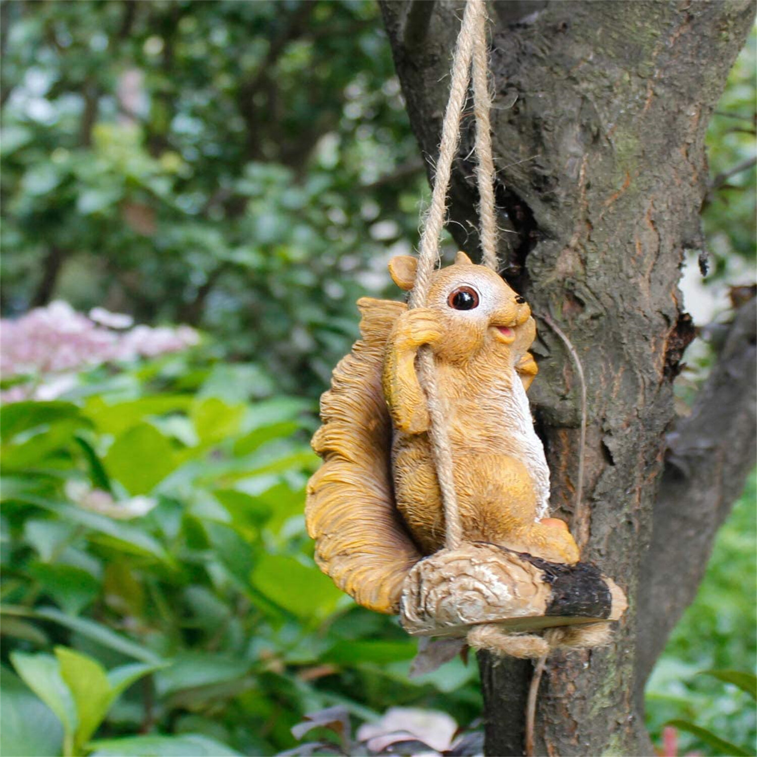 Simulation Squirrel Toy Model Handcraft Garden Home Lawn Decor Ornament Gift