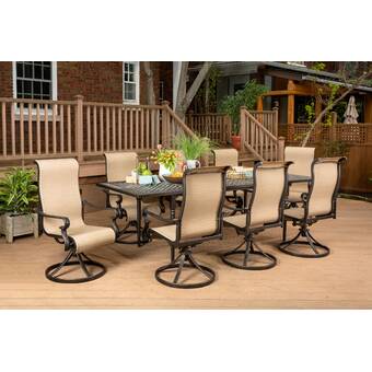 Fleur De Lis Living Bucher 9 Piece Dining Set Wayfair