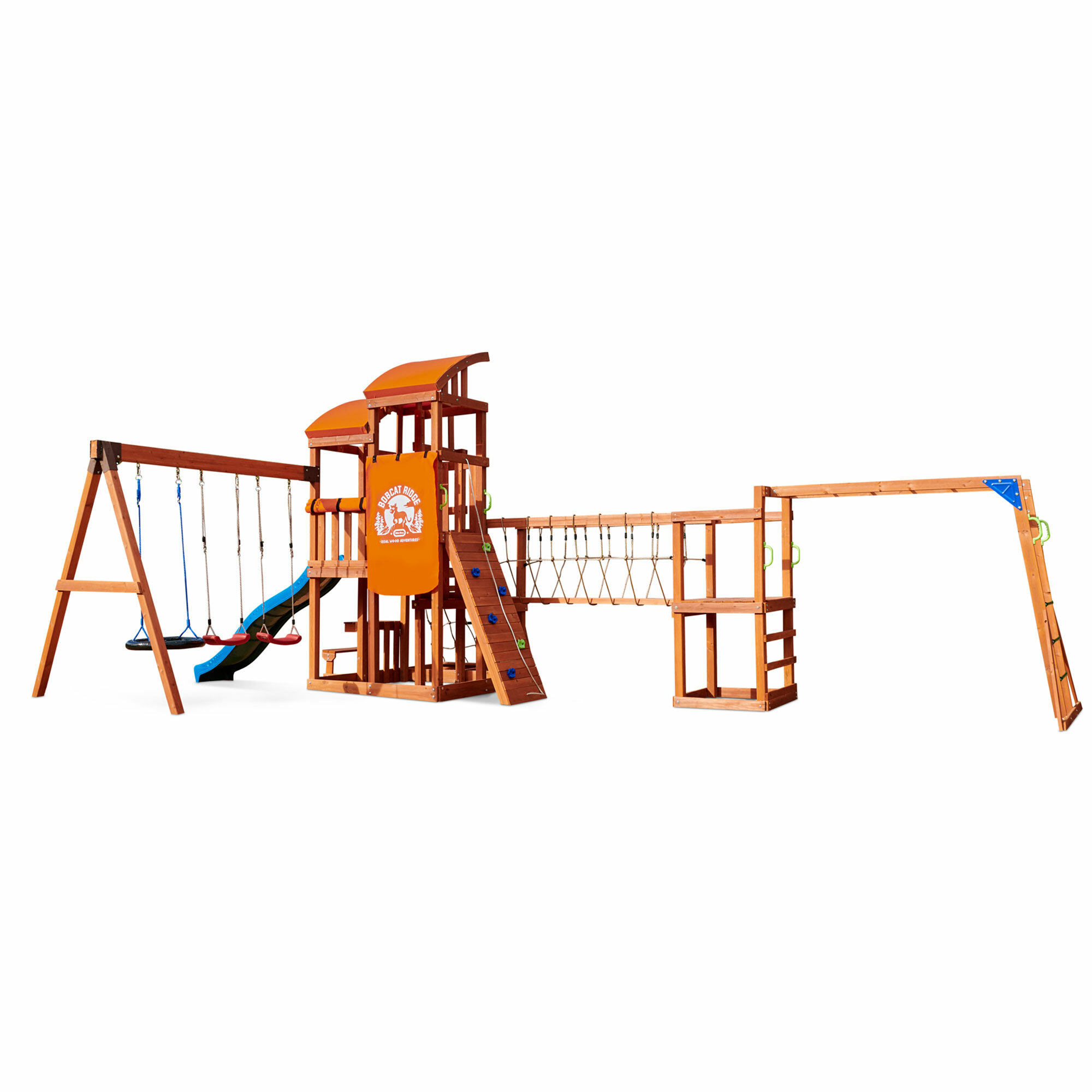 little tikes wooden playground