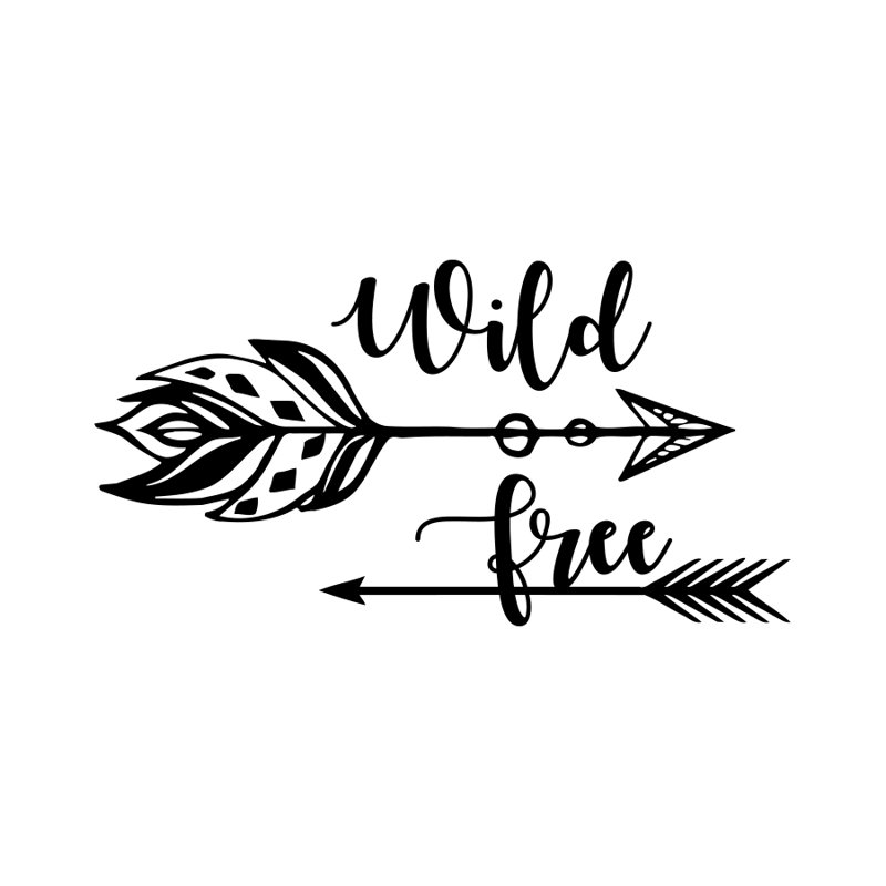 Decal House Wild And Free For Nursery Wall Decal Wayfair