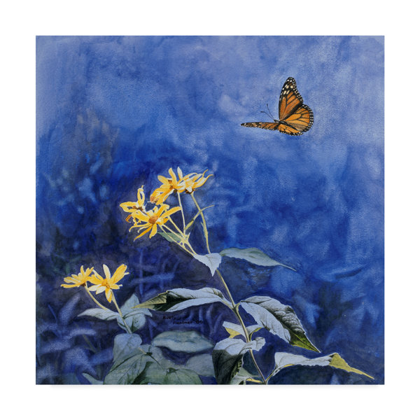 Trademark Art Rusty Frentner Monarch Butterfly Wrapped Canvas