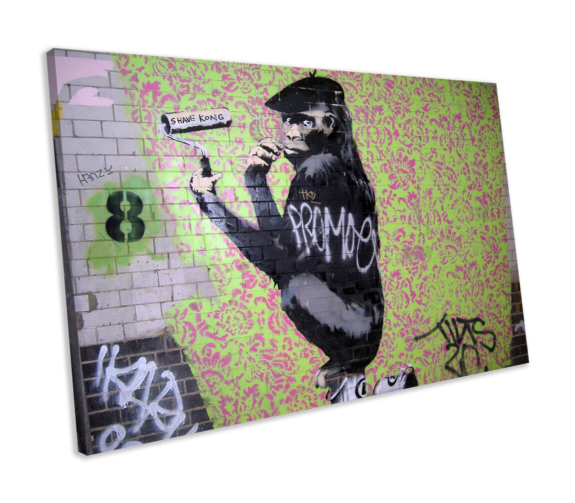 Latitude Run Banksy Gorilla Artist by Banksy - Wrapped Canvas Graphic ...