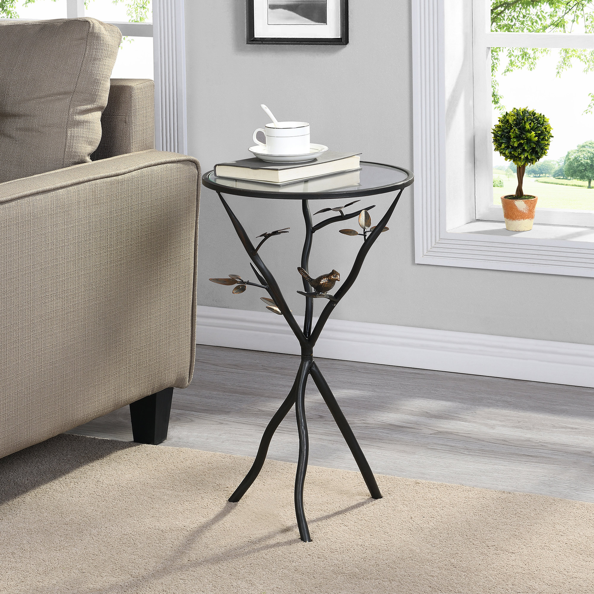 Bronze End Side Tables You Ll Love In 2021 Wayfair