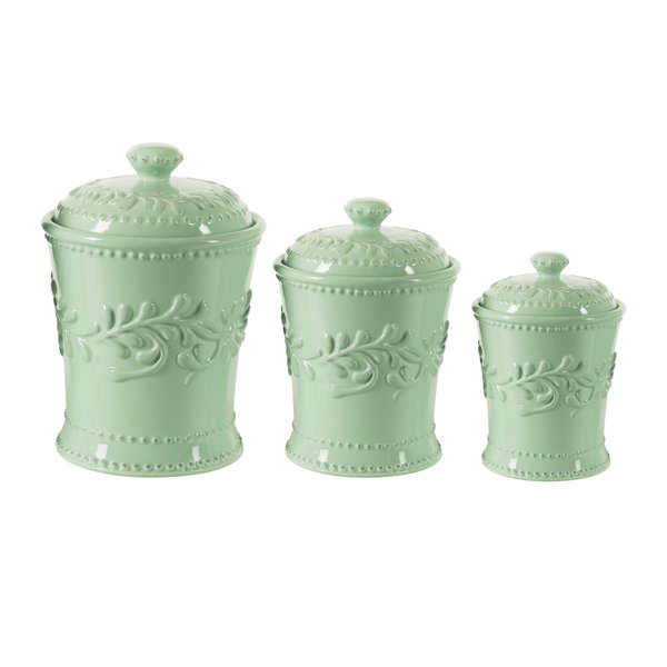 Farmhouse Rustic White Kitchen Canisters Jars Birch Lane