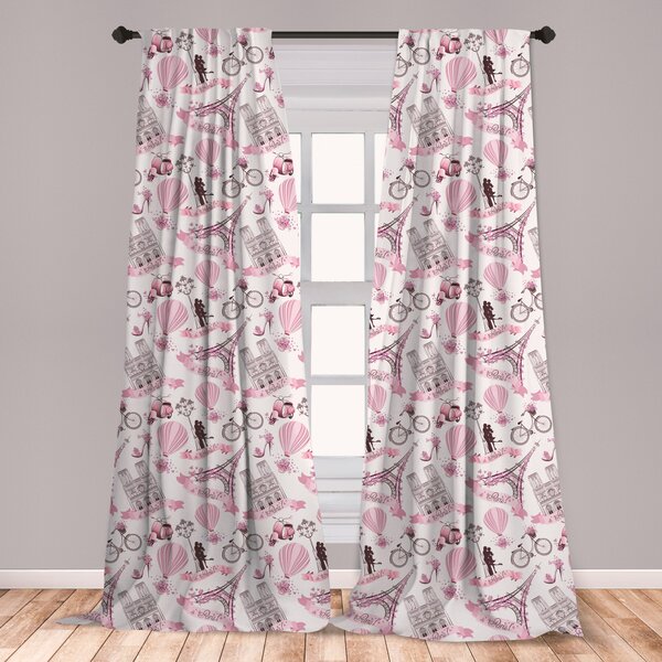 Paris Curtains For Bedroom Wayfair
