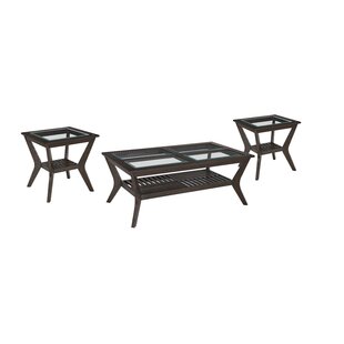 Knisley 3 Piece Occasional Coffee Table Set by Red Barrel Studio®