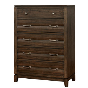 Go to store & view more images Balaton Transitional Wood 5 Drawer Chest by Bloomsbury Market