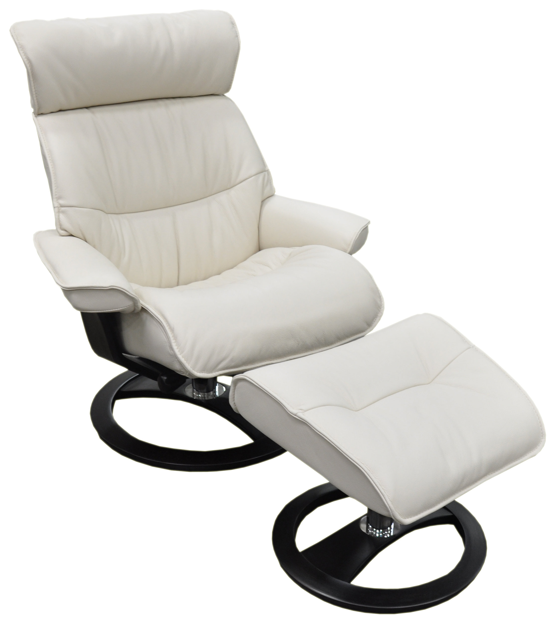 leather glider recliner with ottoman