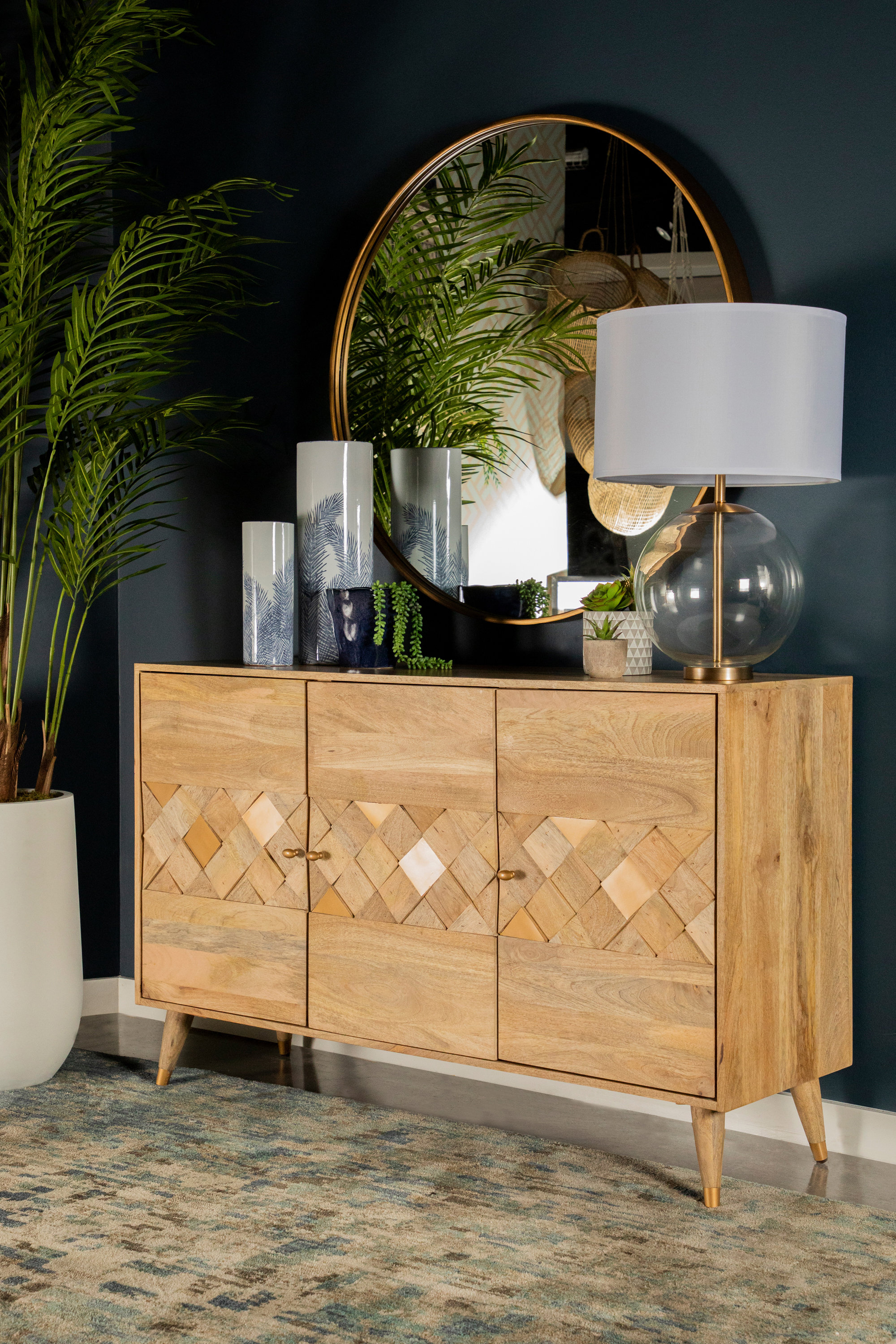Corrigan Studio® Warsaw 3 Door Accent Cabinet | Wayfair