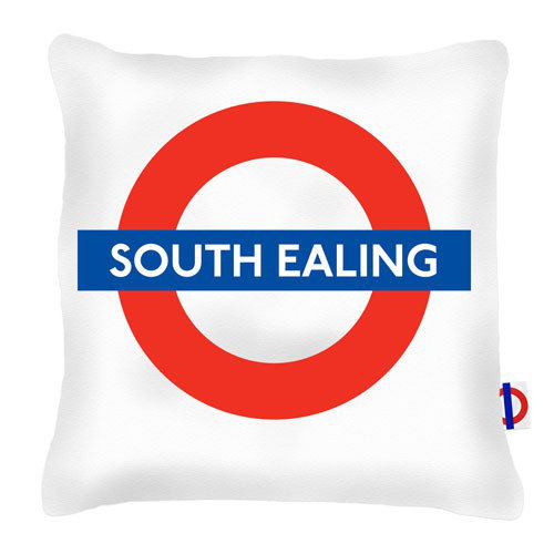 Gulf Breeze South Ealing Tube Station Cushion London Transport