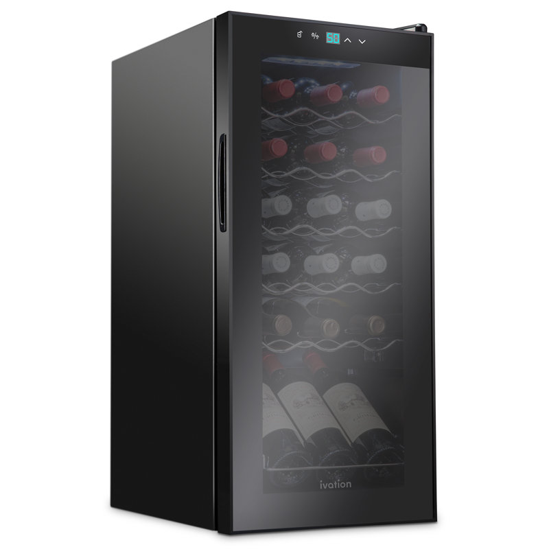 Ivation 18 Bottle Single Zone Freestanding Wine Refrigerator Reviews Wayfair