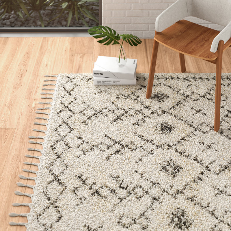 Chet Charcoal/Beige Area Rug