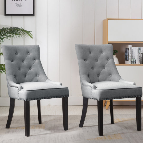 Gray Upholstered Chair Wayfair