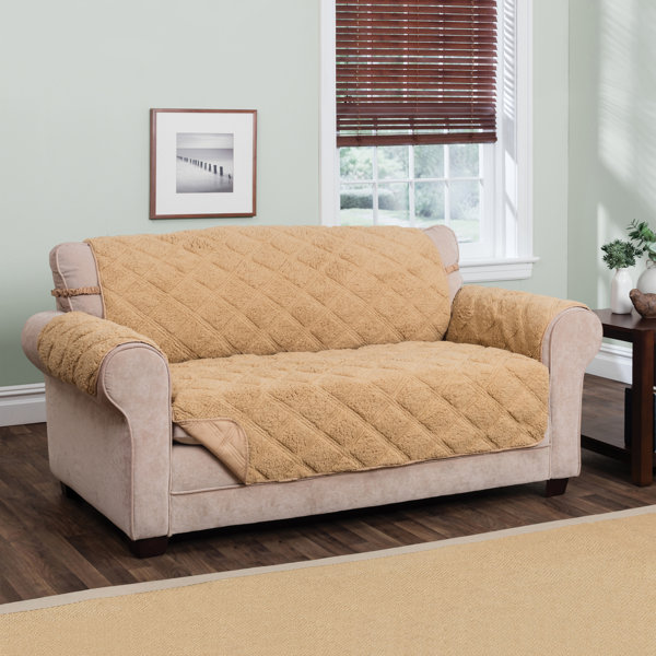 Winston Porter Sherpa Waterproof Sofa Slipcover Reviews Wayfair