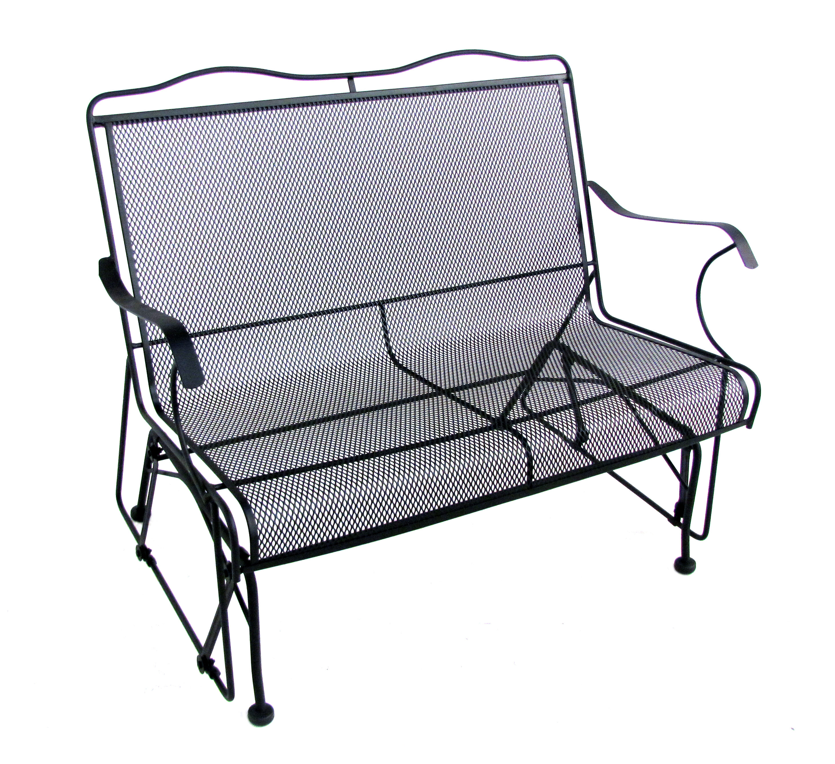 outdoor iron glider