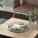 Mirror Round Decorative Trays You Ll Love In 2020 Wayfair