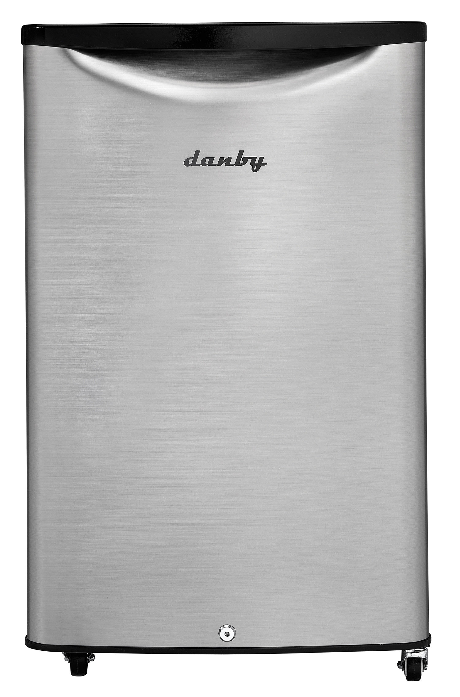 Home Garden Danby Designer 4 4 Cubic Foot Steel Home Compact Refrigerator Used Black Home Freezer
