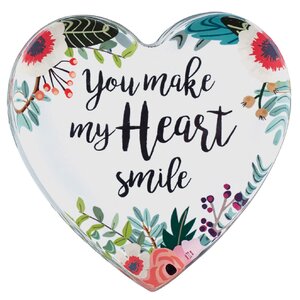 Heart Smile Decorative Slate