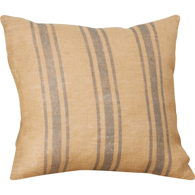 Grandin Burlap Throw Pillow