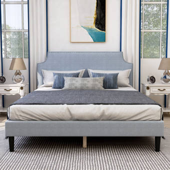 Everly Quinn Hadden Queen Upholstered Platform Bed Wayfair